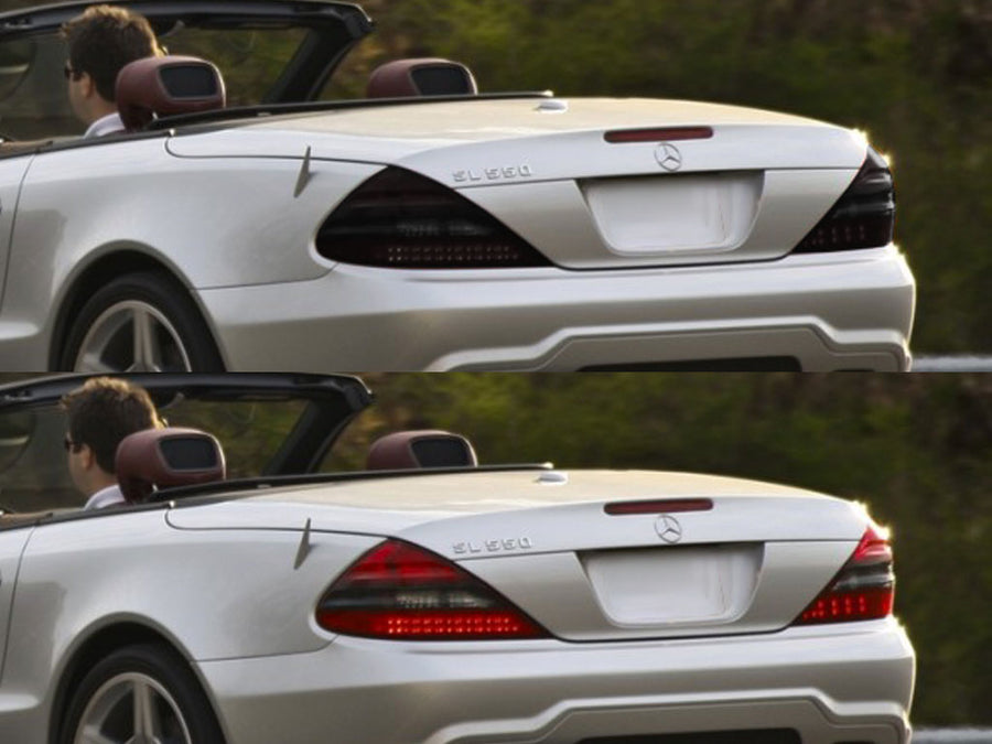 sl-class Before and After Smoked Taillights