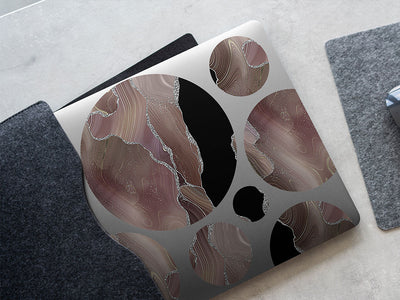 mercurial nature gemstone films DIY Laptop Stickers