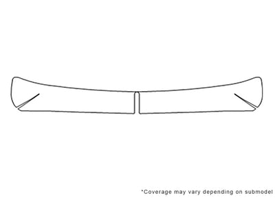 cougar Avery Dennison Clear Bra Bumper Precut PPF Diagram