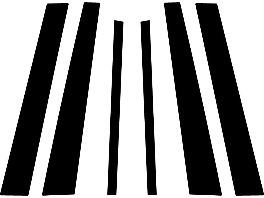 mercury grand marquis 1992-2011 Gloss Black Pillar Trim