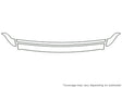grand marquis 3M Clear Bra Hood Precut PPF Diagram