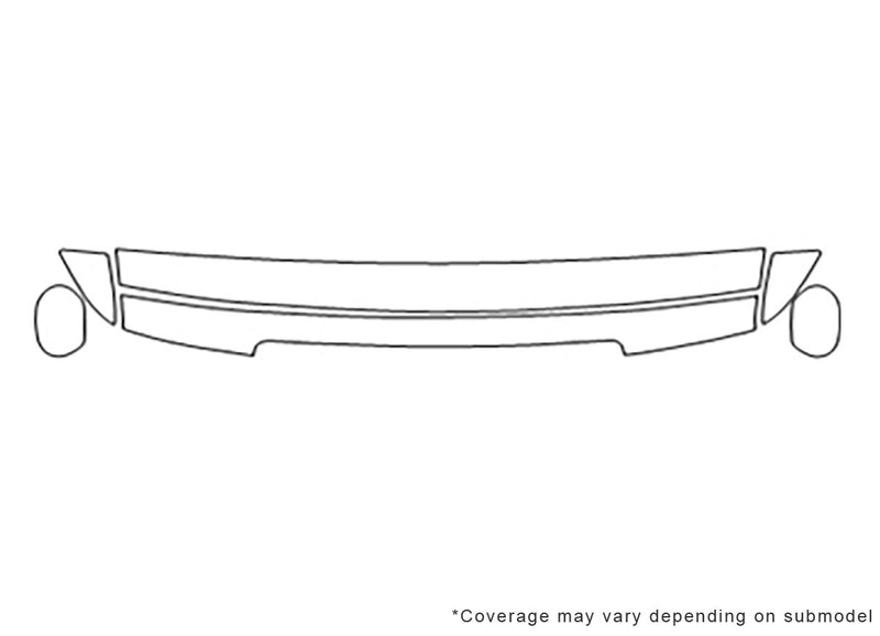 grand marquis Avery Dennison Clear Bra Hood Precut PPF Diagram