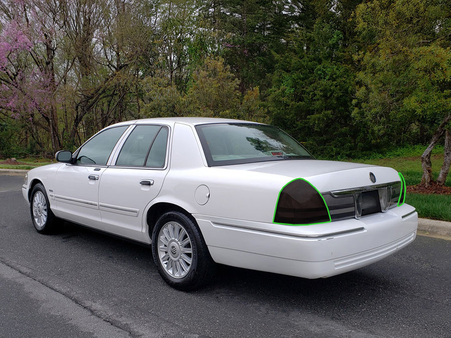 grand marquis Tail Light Tint Installation Points