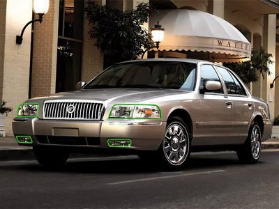 mercury grand marquis 2006-2011 Headlight Protection Installation Location