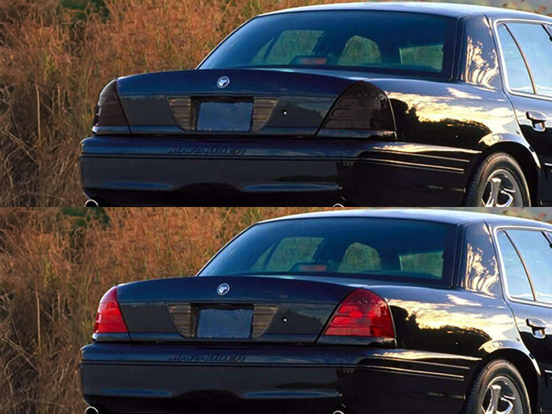 marauder Before and After Smoked Taillights