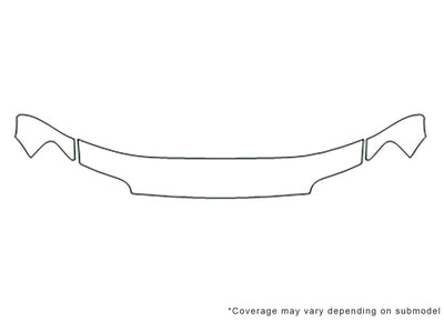 mariner 3M Clear Bra Hood Precut PPF Diagram