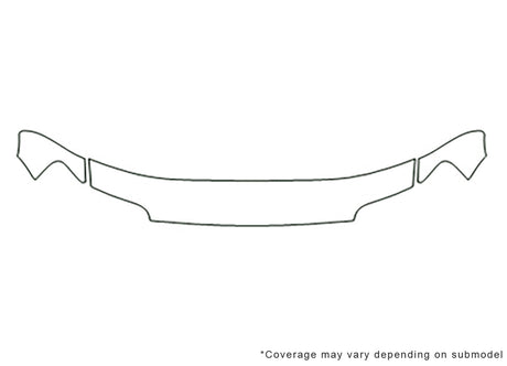 mariner 3M Clear Bra Hood Precut PPF Diagram