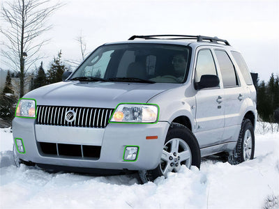 mercury mariner 2005-2007 Headlight Protection Installation Location