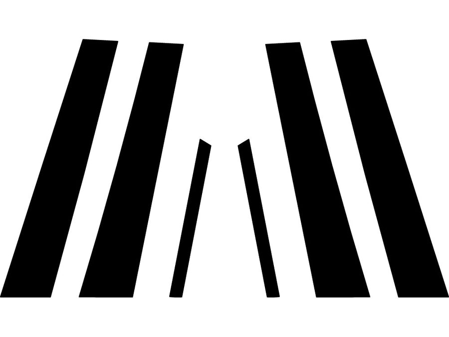 mercury milan 2006-2011 Carbon Fiber Pillar Trim Diagram