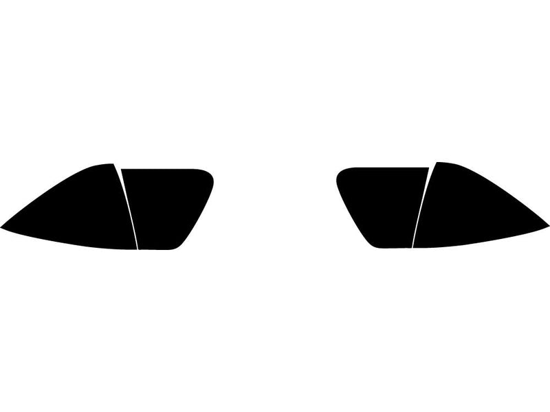 milan Precut Tail Light Tint Diagram