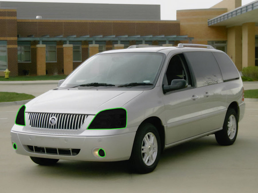 mercury monterey 2004-2007 Headlight Tint Location