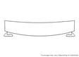 mountaineer 3M Clear Bra Hood Precut PPF Diagram