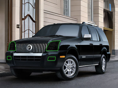 mercury mountaineer 2002-2010 Headlight Tint Location