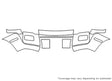 mountaineer 3M Clear Bra Bumper Precut PPF Diagram