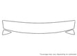 mystique Avery Dennison Clear Bra Hood Precut PPF Diagram