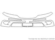 sable Avery Dennison Clear Bra Bumper Precut PPF Diagram