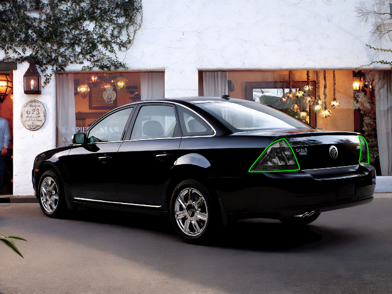 sable Tail Light Tint Installation Points