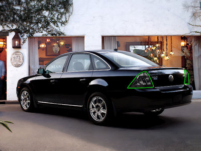 sable Tail Light Tint Installation Points