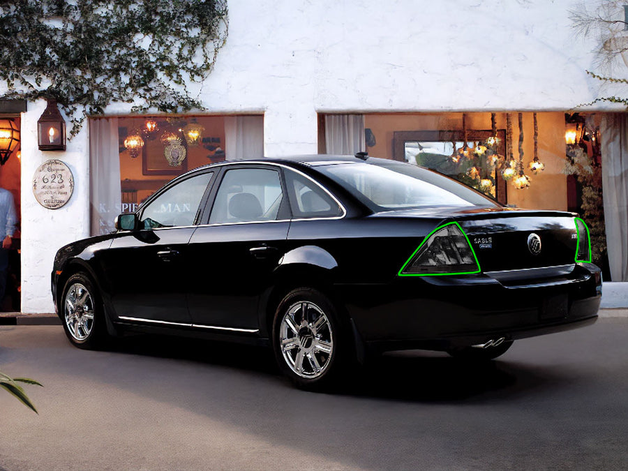 sable Tail Light Tint Installation Points