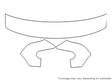 villager 3M Clear Bra Hood Precut PPF Diagram