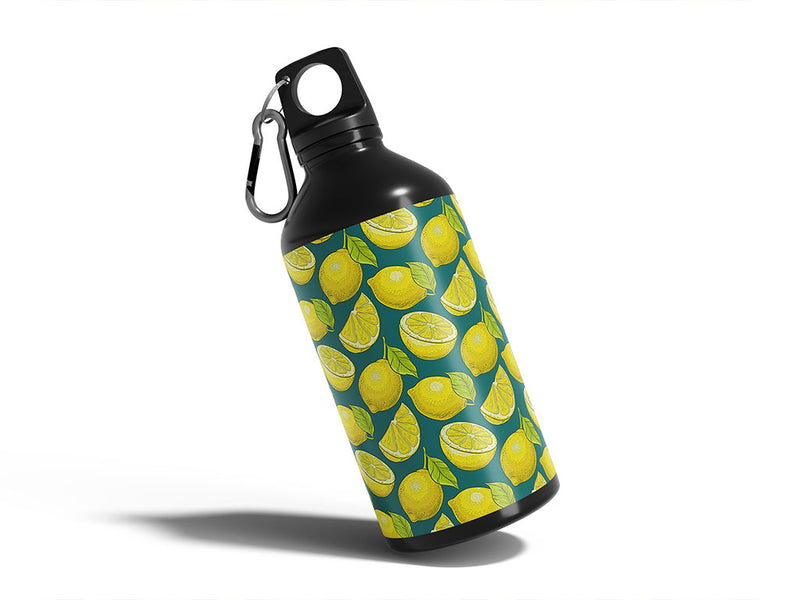 meringue pie fruit Water Bottle DIY Stickers