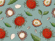 Messy Hair Fruit Vinyl Wrap Pattern~Rwraps Series 914 Digitally Printed Vinyl Wrap~0