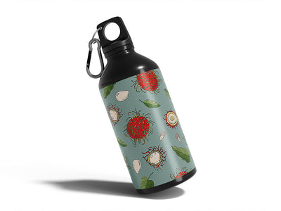 messy hair fruit Water Bottle DIY Stickers