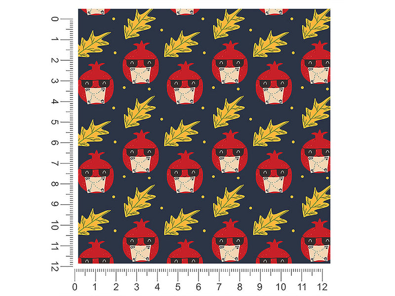 messy snack fruit 1ft x 1ft Craft Sheets