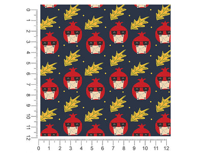 messy snack fruit 1ft x 1ft Craft Sheets