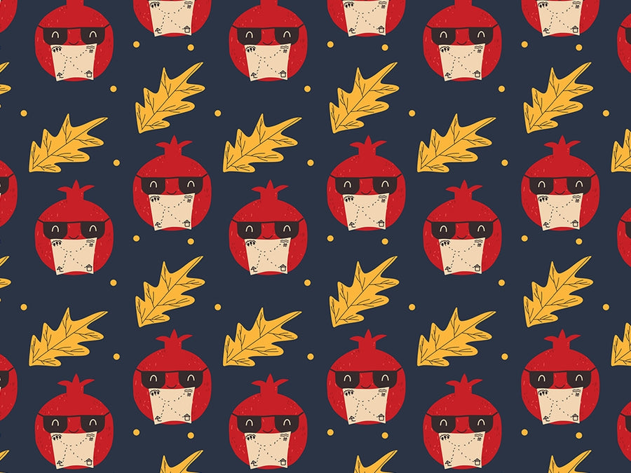 Messy Snack Fruit Vinyl Wrap Pattern~Rwraps Series 914 Digitally Printed Vinyl Wrap~0