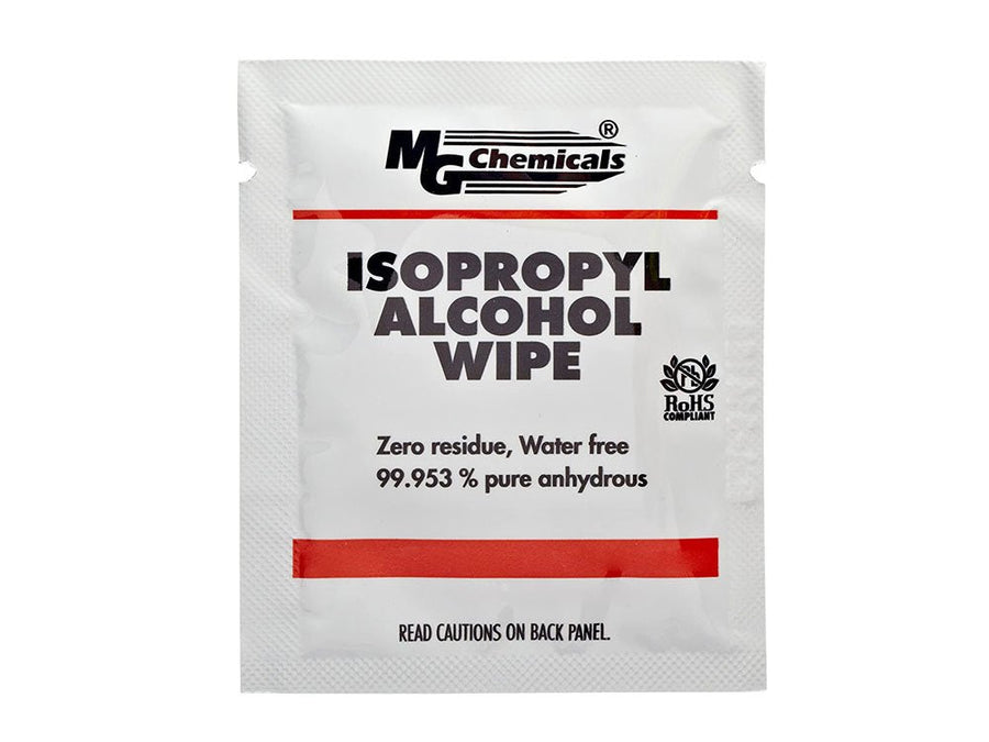 MG Chemicals® 99.9% Isopropyl Alcohol Wipe