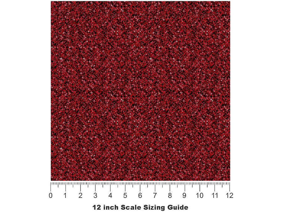 Microscopic Hemoglobin Vampire Vinyl Film Pattern Size 12 inch Scale~Rwraps Microscopic Hemoglobin Vampire Sizing Chart~2