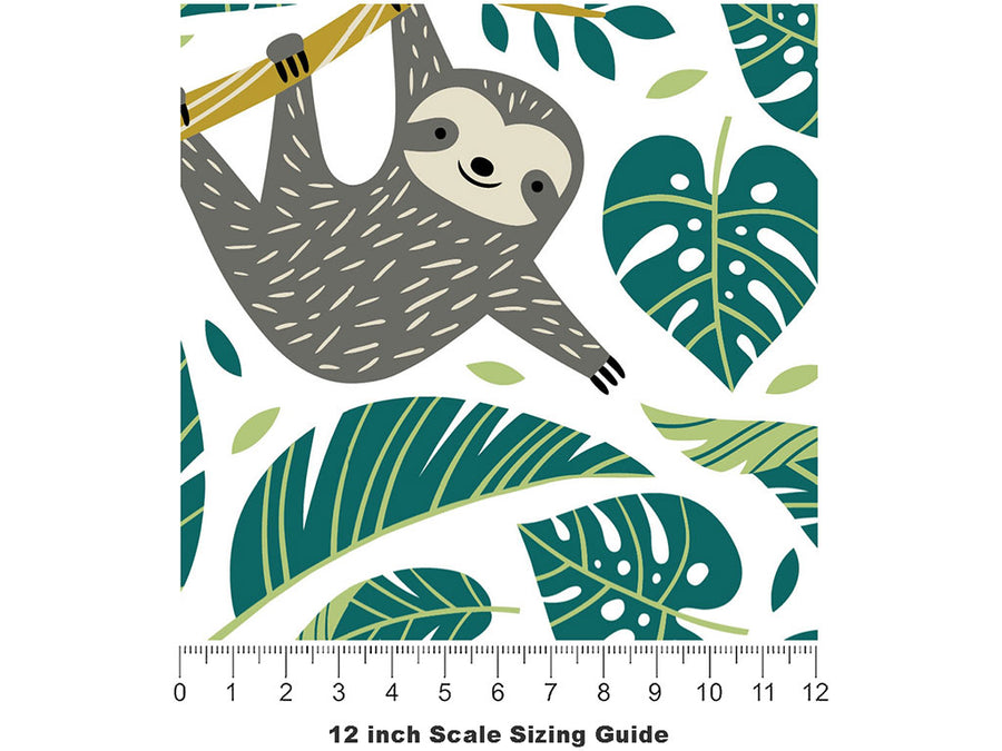 Midafternoon Nap Animal Vinyl Film Pattern Size 12 inch Scale~Rwraps Midafternoon Nap Animal Sizing Chart~2