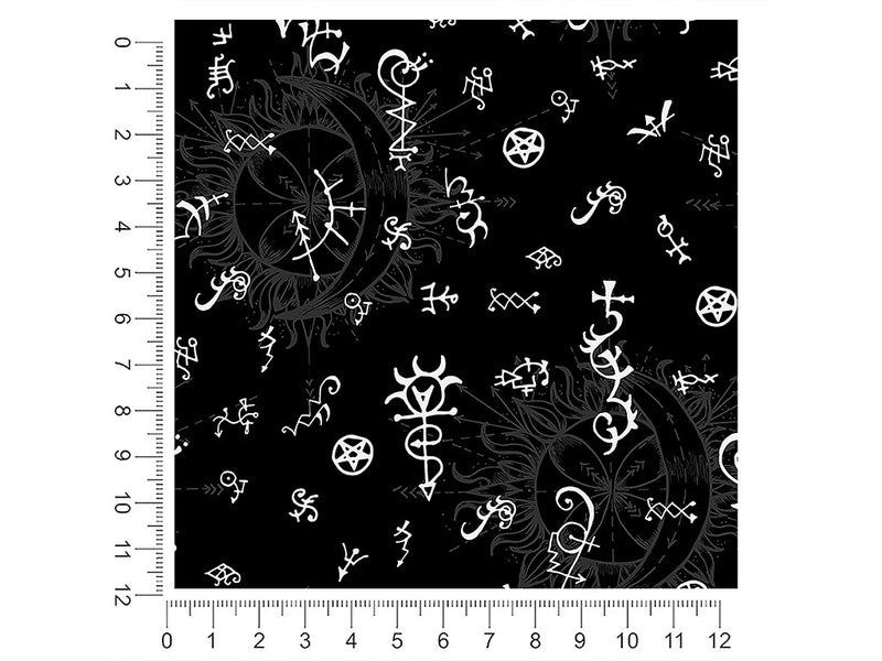 midnight annotations horror 1ft x 1ft Craft Sheets