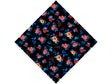 Midnight Begonias Floral Vinyl Wrap Pattern