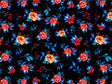 Midnight Begonias Floral Vinyl Wrap Pattern~Rwraps Series 914 Digitally Printed Vinyl Wrap~0