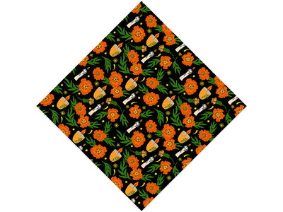 Midnight Candlelight Day of the Dead Vinyl Wrap Pattern