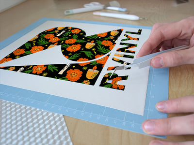 midnight candlelight day of the dead Easy Weed Craft Vinyl