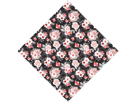Midnight Carnation Floral Vinyl Wrap Pattern