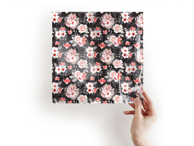 midnight carnation floral Craft Sheets