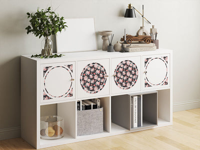 midnight carnation floral DIY Furniture Stickers