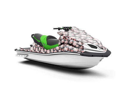 Midnight Carnation Floral Jet Ski Vinyl Customized Wrap