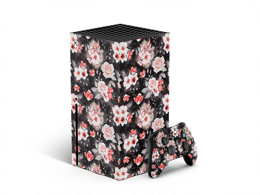 midnight carnation floral XBOX DIY Decal