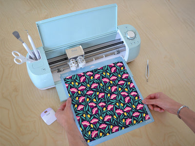 midnight deco floral Cricut Compatible Vinyl