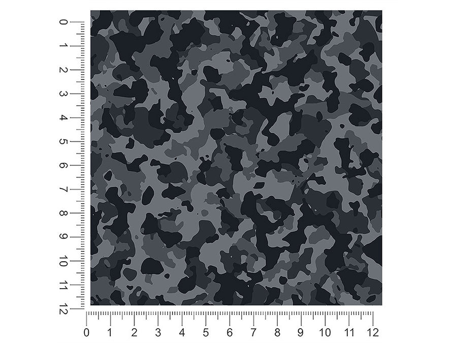 midnight flexitarian camouflage 1ft x 1ft Craft Sheets