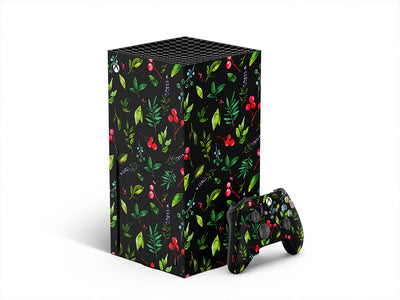 midnight holly floral XBOX DIY Decal