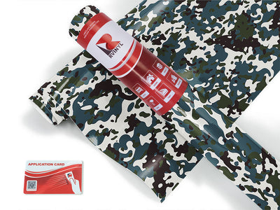 midnight leaf camouflage Craft Vinyl Roll