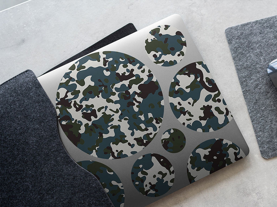 midnight leaf camouflage DIY Laptop Stickers