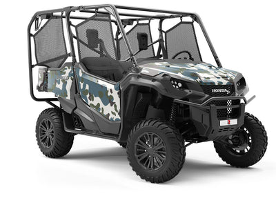 Midnight Leaf Camouflage Utility Vehicle Vinyl Wrap