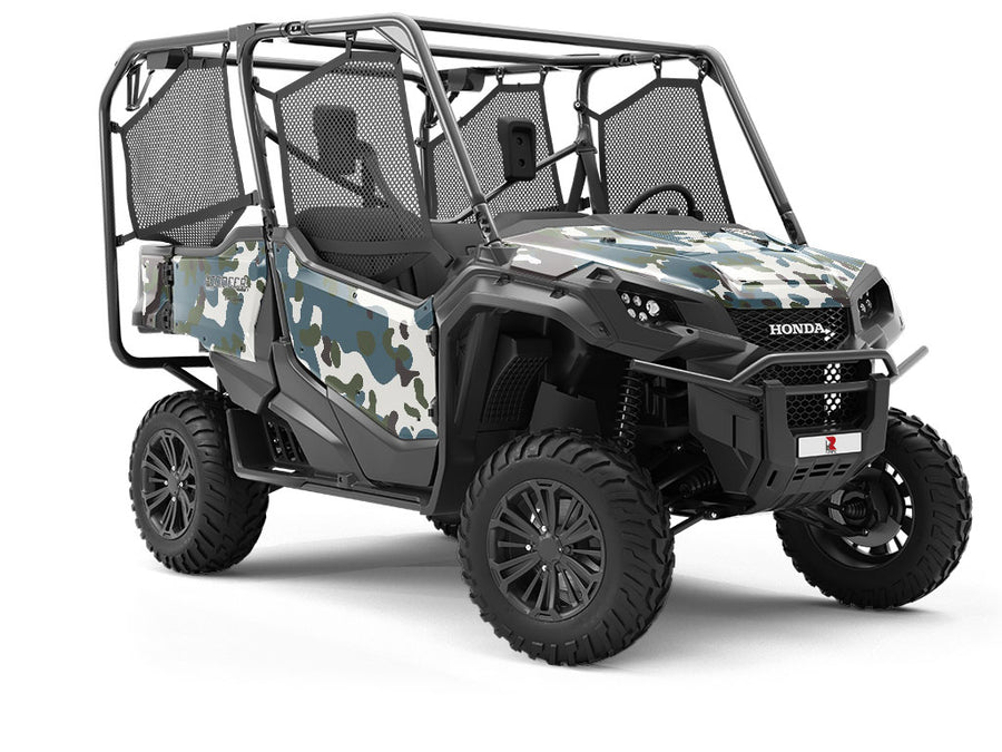Midnight Leaf Camouflage Utility Vehicle Vinyl Wrap